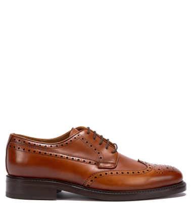Zapato - Guante President - Suela Punteado - Brandy - 0034513